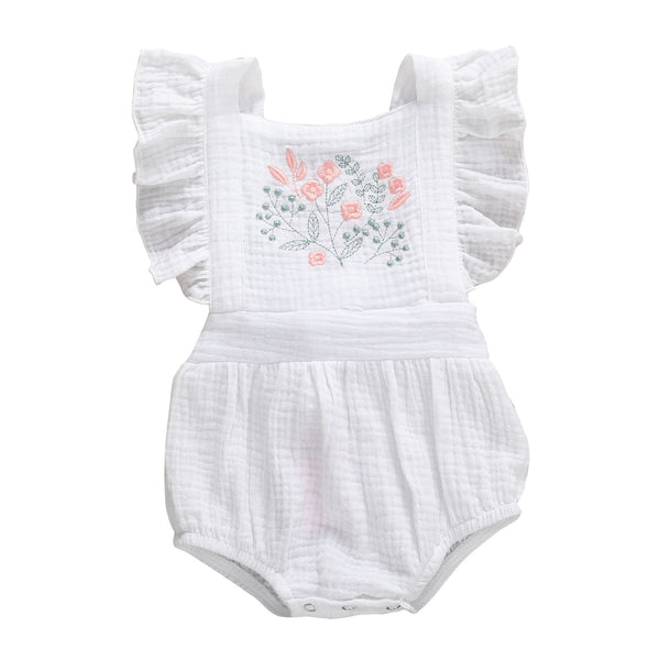 Citgeett-Summer-Newborn-Infant-Baby-Girls-Flowers-Print-Ruffles-Short-Sleeve-Cotton-Backless-Lovely-Jumpsuits-Headband_02bca834-267a-414c-9cc5-f140e3486092_600x.jpg THEA Embroidered Ruffle Romper