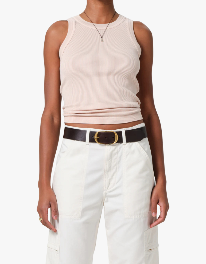 Citizens of Humanity Isabel Rib Tank Top in Muted Rose