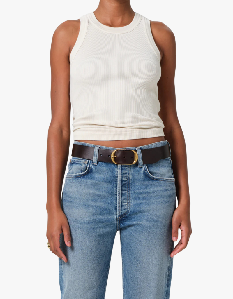 Citizens of Humanity Isabel Rib Tank Top in Dune