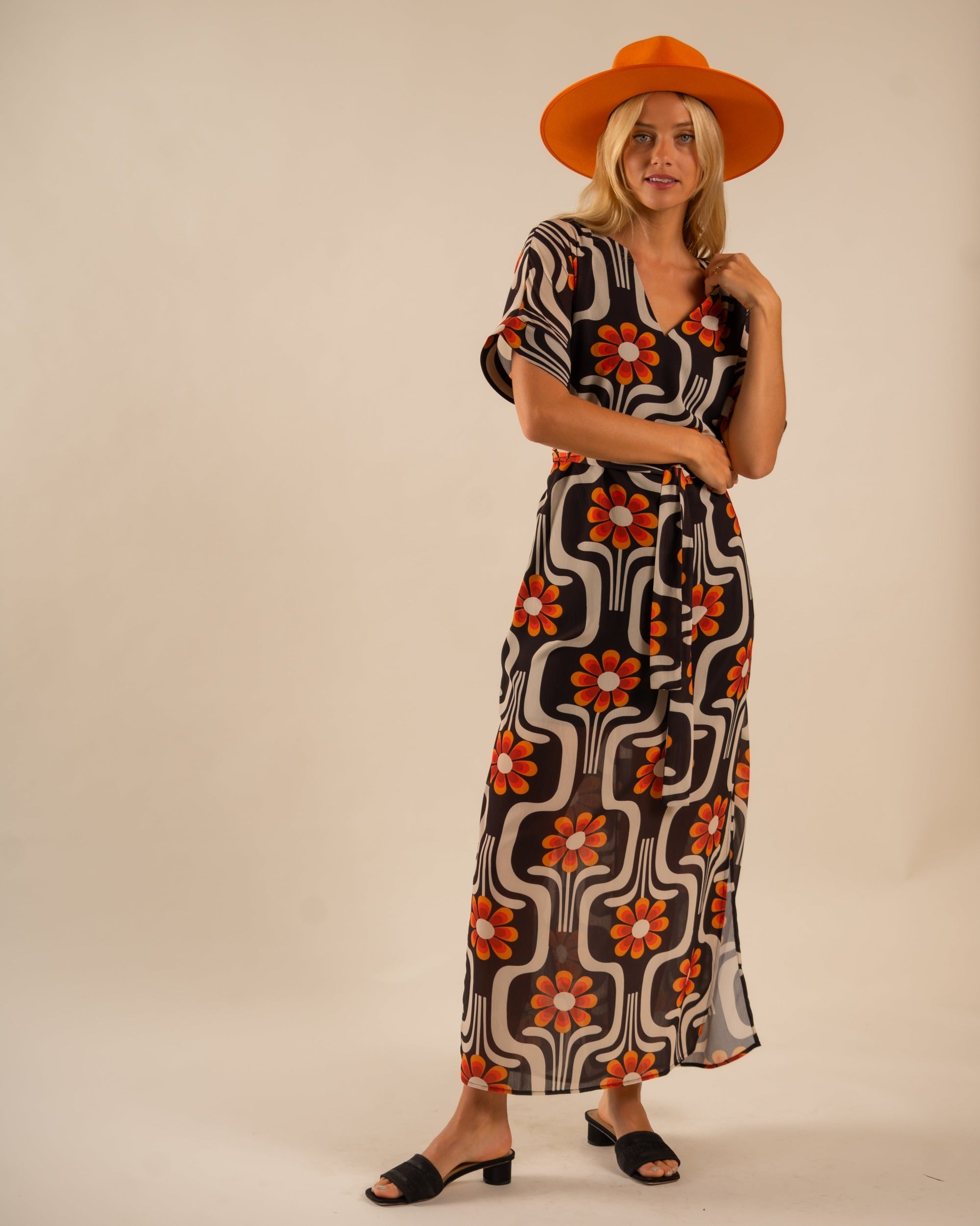 DSC04752.jpg Beatrice Kaftan Dress All Over Wild Flower Pattern