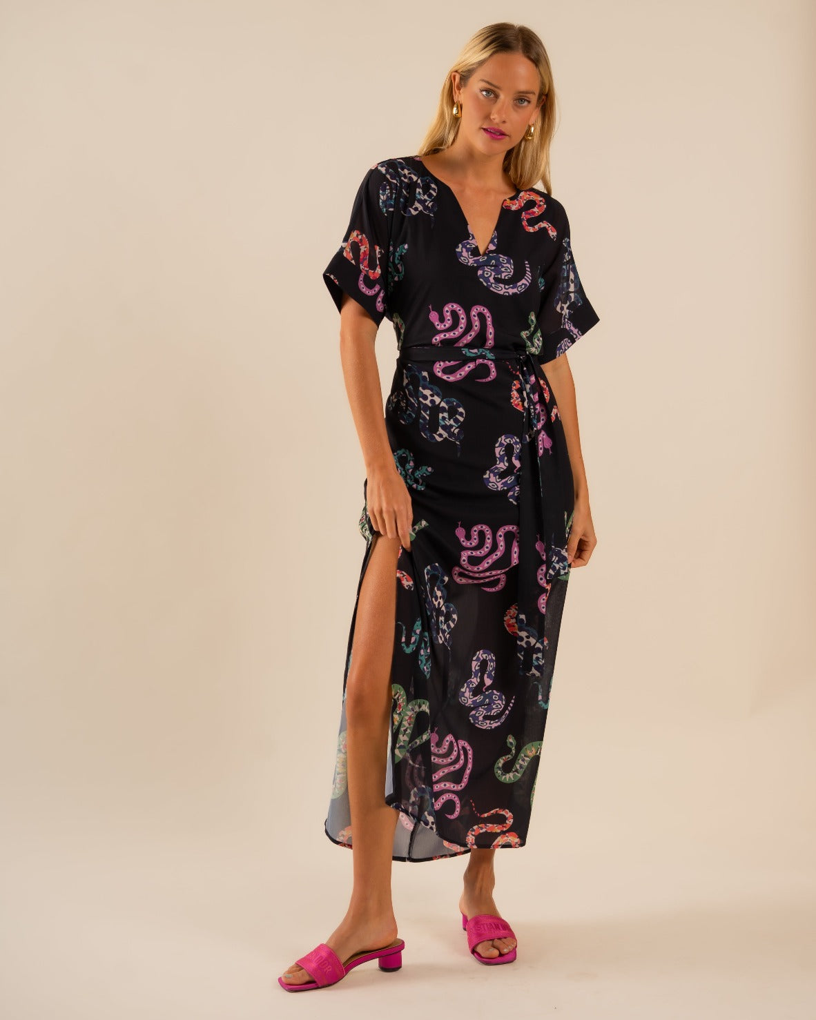 DSC04835.jpg Beatrice Kaftan Dress All Over Snake Pattern