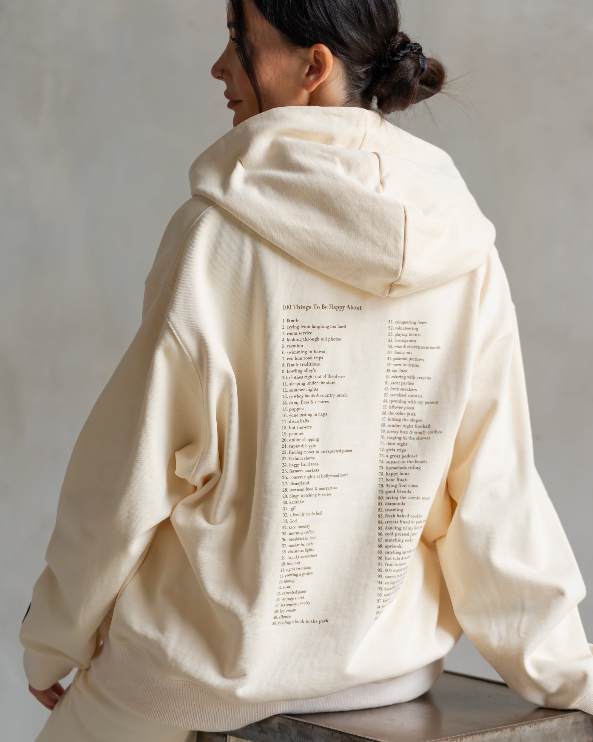 DSC07224.jpg Hendrix Hoodie 100 Things Happy Ivory