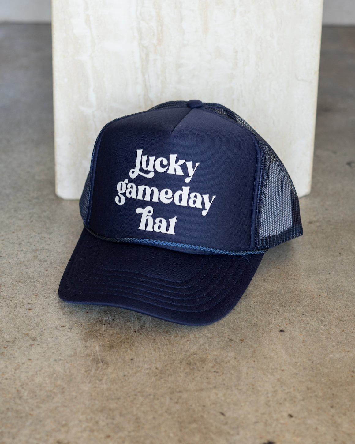 DSC08434.jpg Football Trucker- Lucky Gameday Hat- College Football