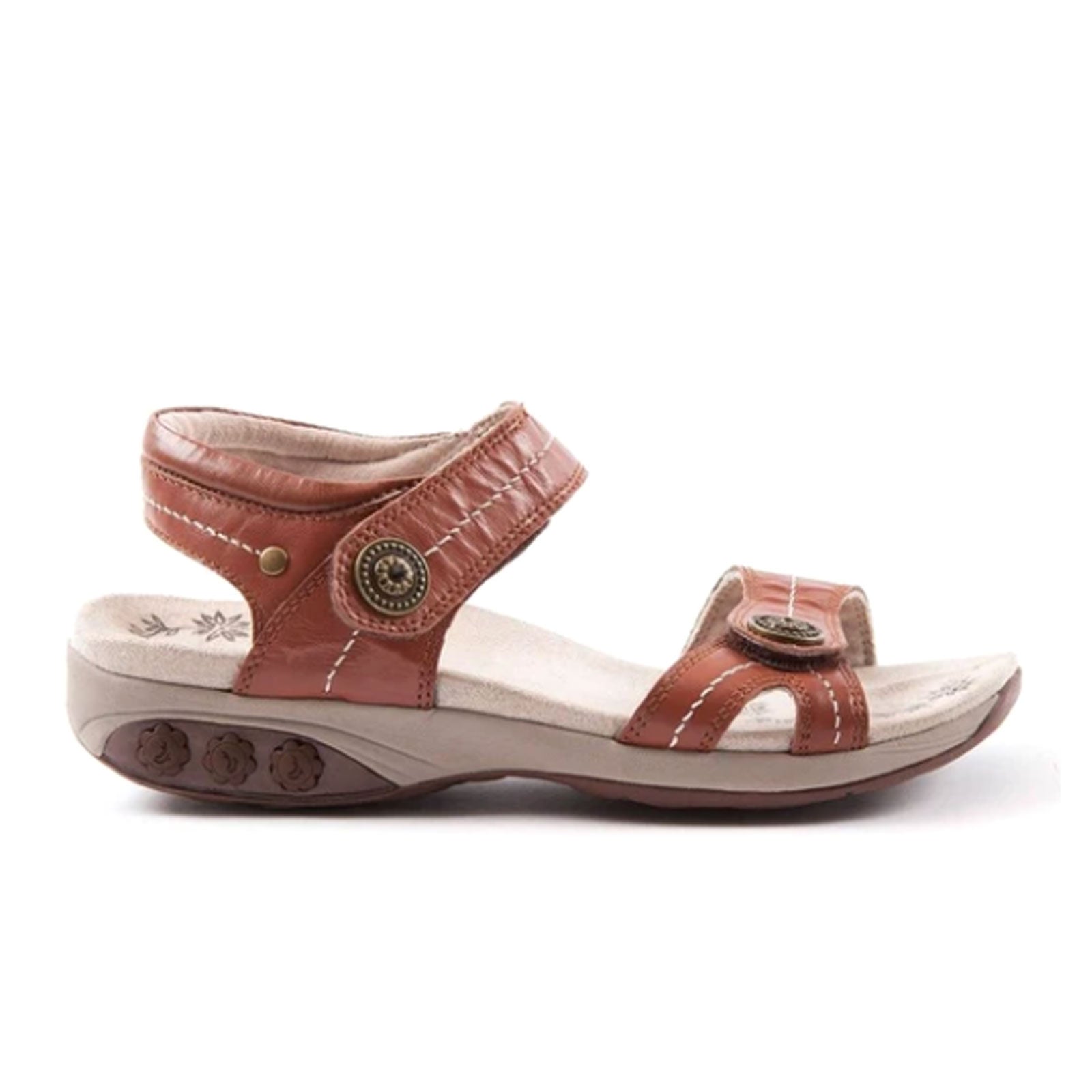 F46112-BROWN_1.jpg Therafit Grace Backstrap Sandal (Women) - Brown