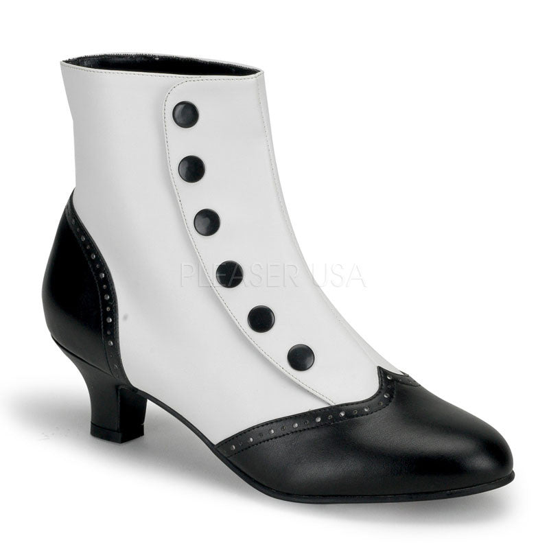 FLORA-1023-WBPU__68151.jpeg Bordello FLORA-1023 White Black Pu Bootie