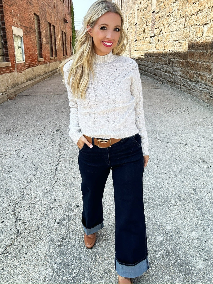Joe's The Trixie Trouser With Wide Cuff in Don't Worry