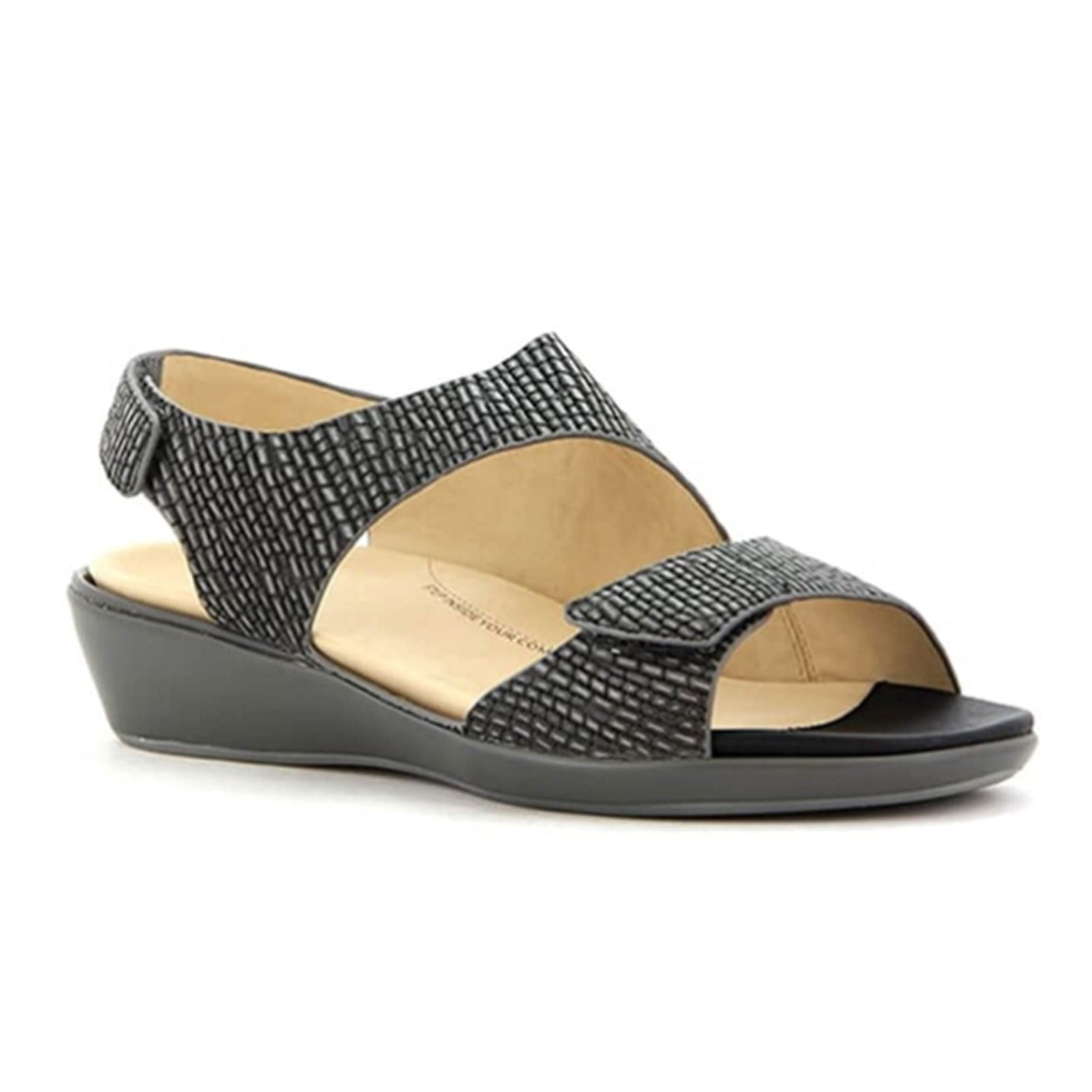 GINGER-CHARCOAL-IGGY_1.jpg Ziera Ginger Wedge Sandal (Women) - Charcoal Iggy