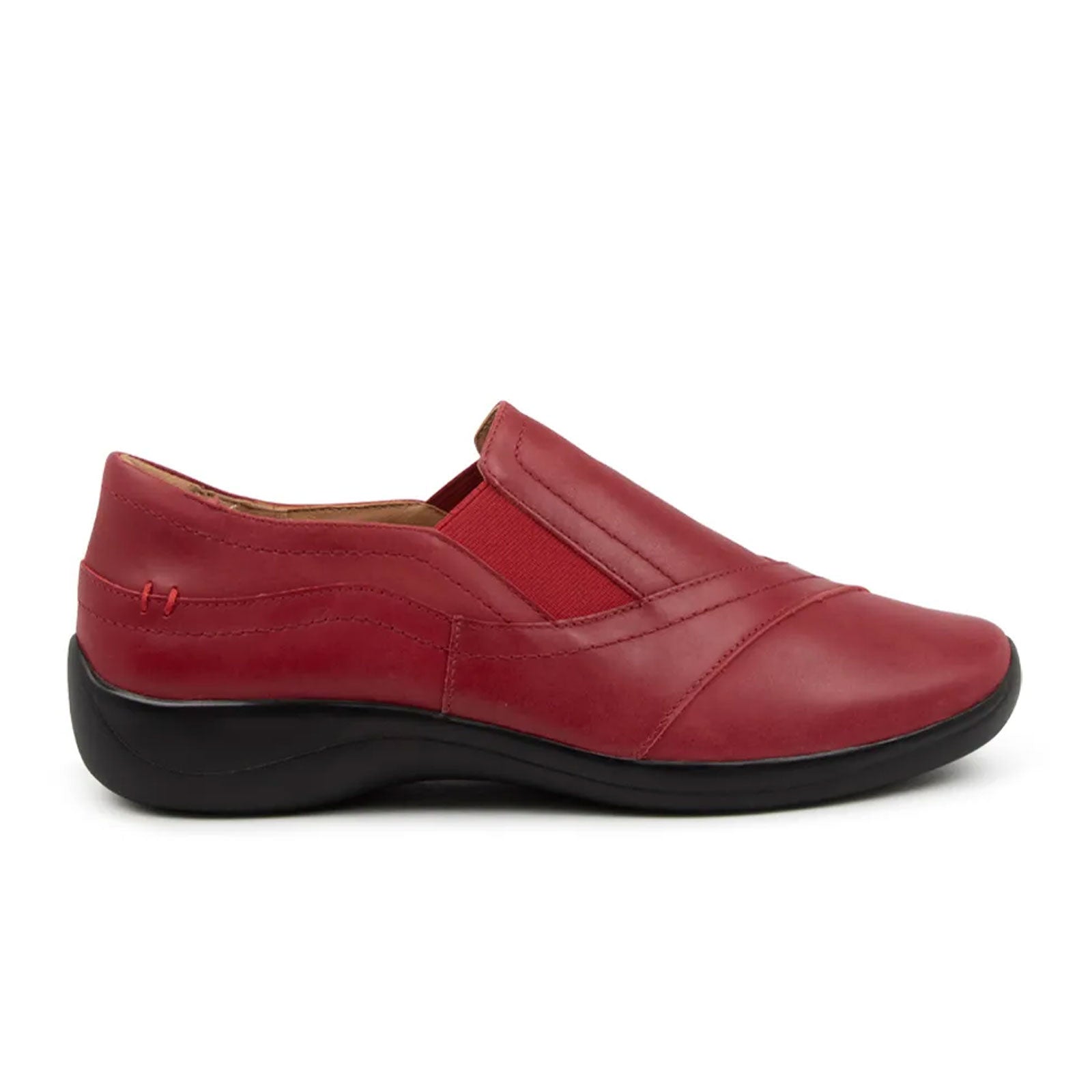 Ziera Java Extra Wide Slip On (Women) - Red