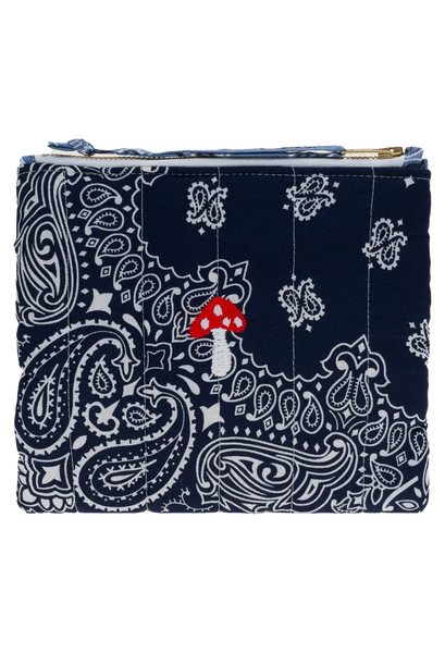 Mini Zipped Quilted Pouch