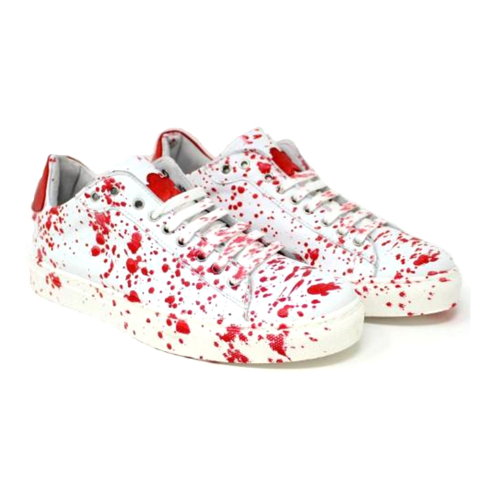 TStylish Lime Sneaker (Women) - Bianco/Rosso