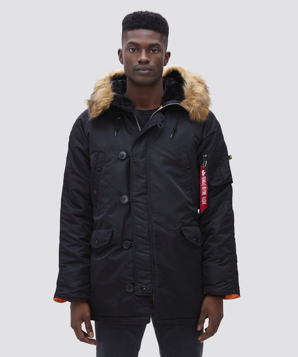 MJN31210C1.Heritage-N-3BSlimFit-Black_939_1200x1440.jpg Alpha Industries Men's Slim Fit N-3B Parka - Black