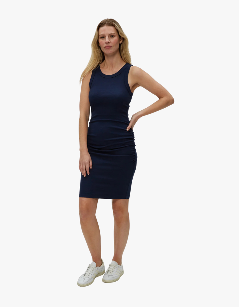 MichaelStarsDemiAboveKneeDress_3.png Michael Stars Demi Ribbed Dress in Nocturnal