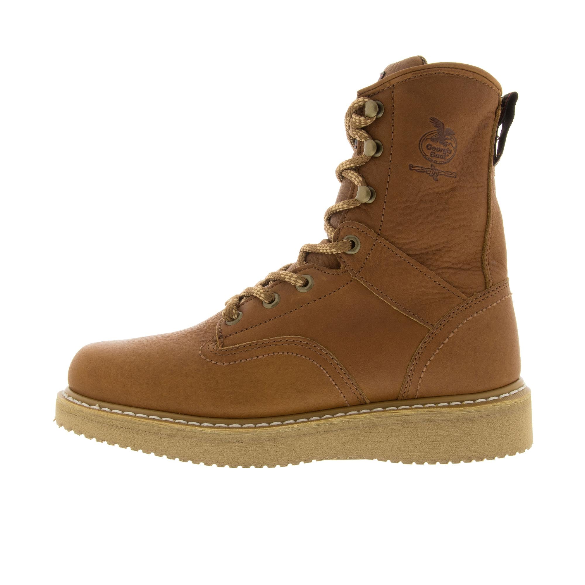 SH-18978-B.jpg Georgia Boot Wedge 8 Inch Soft Toe Barracuda Gold