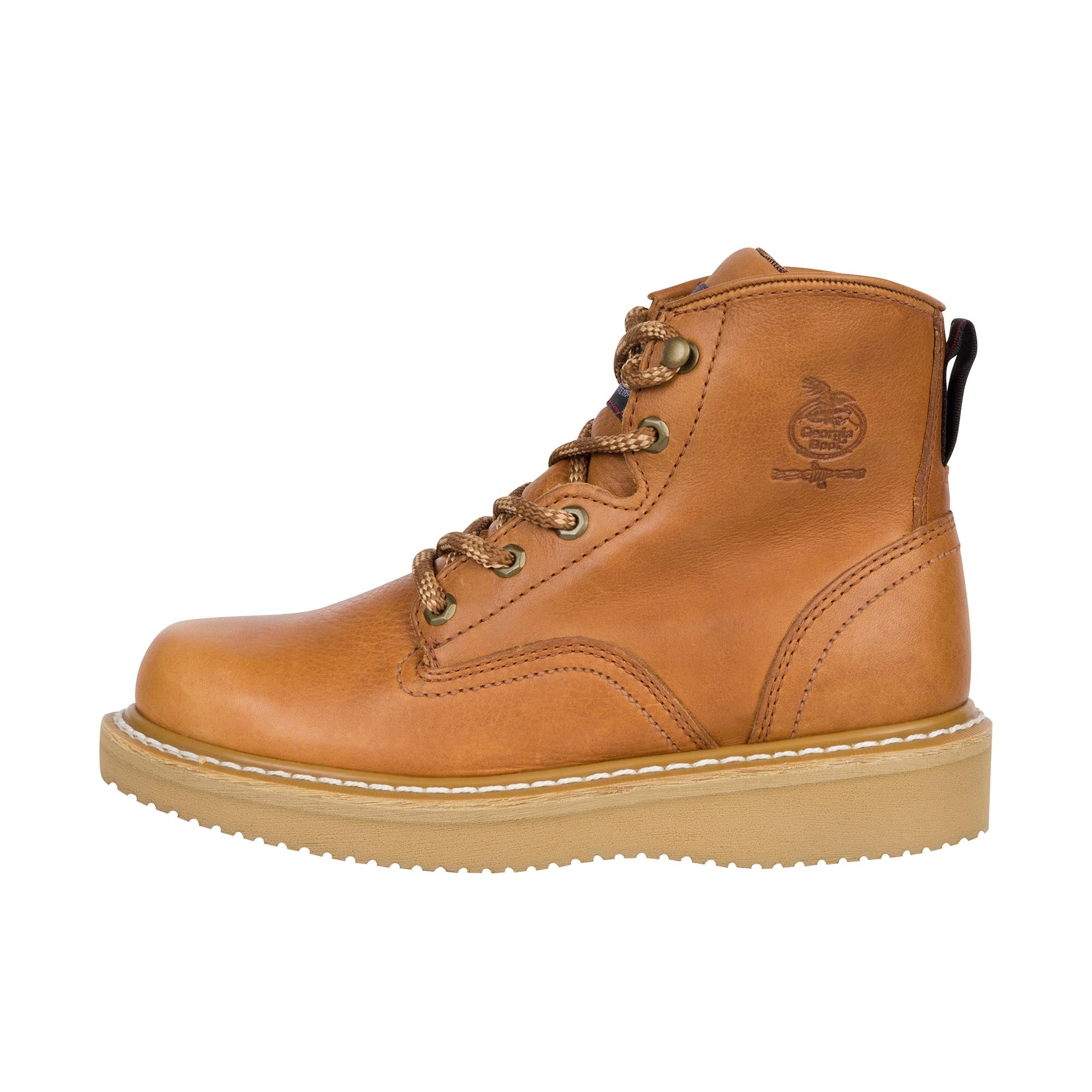 SH-5224-B.jpg Georgia Boot Wedge 6 Inch Soft Toe Barracuda Gold