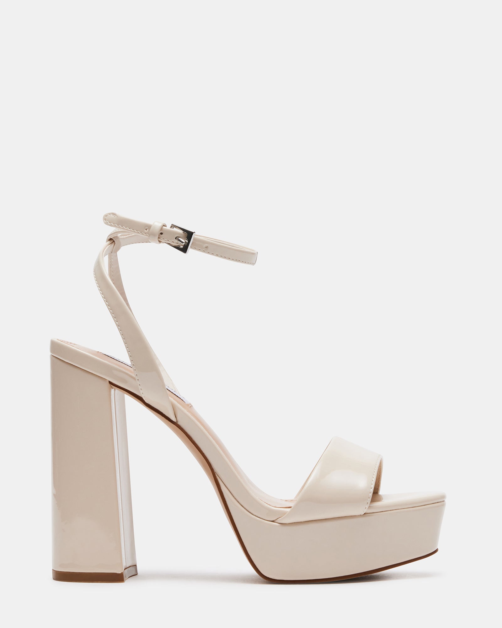 STEVEMADDEN_SHOES_LESSA_BONE-PATENT_01.jpg LESSA Bone Patent Platform Block Heel | Women's Heels