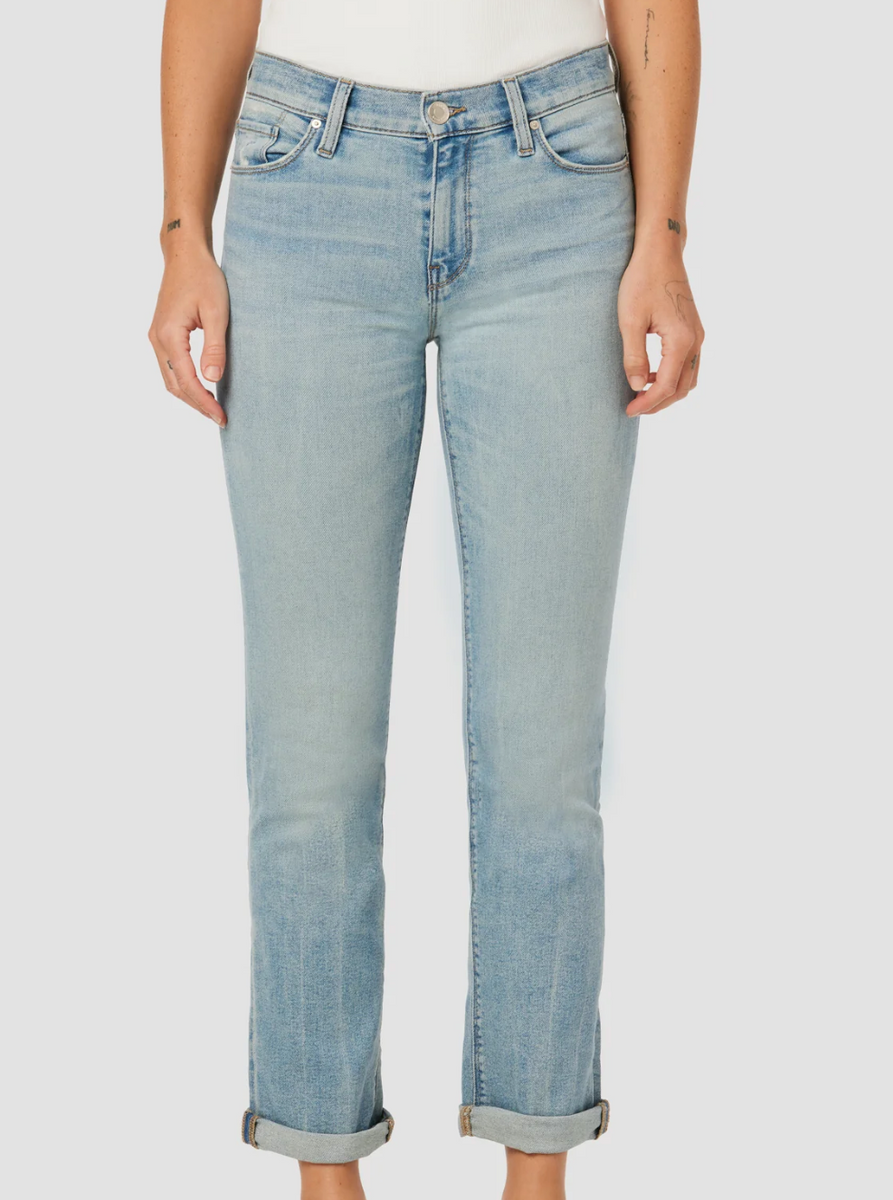 Hudson Nico Mid-Rise Straight Ankle Jean in Glory Days