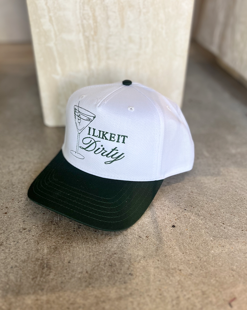 Screenshot2024-07-18at11.26.30AM.png I Like It Dirty- Martini Trucker Hat
