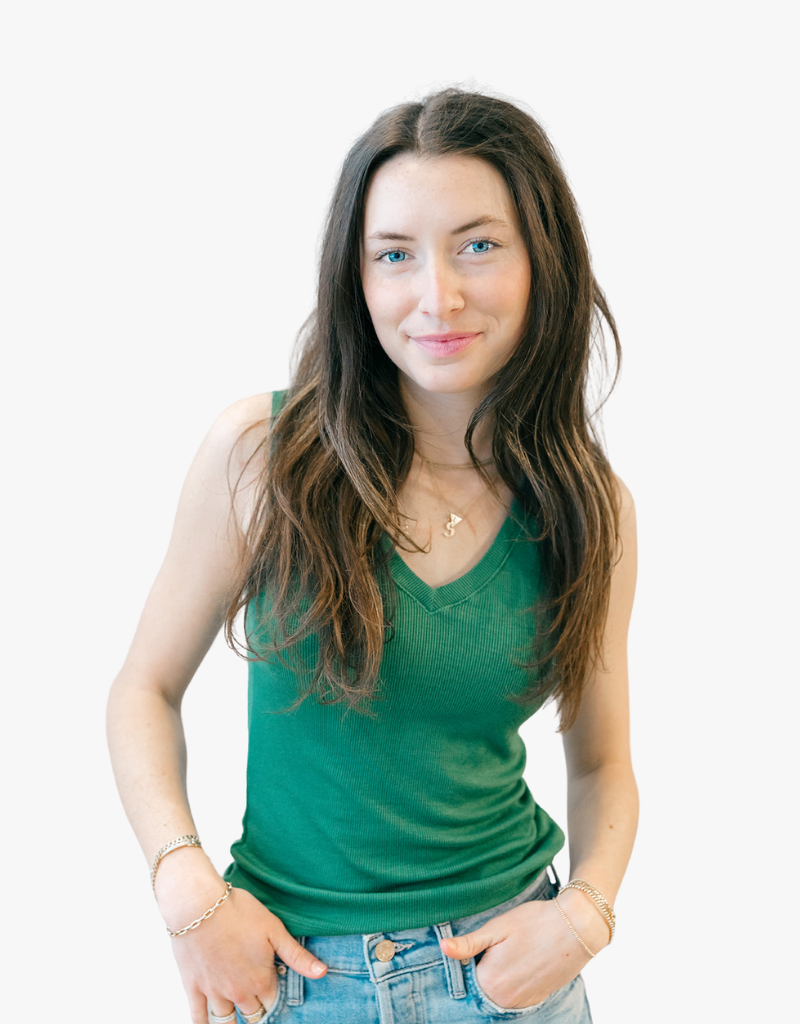 Michael Stars Sofie Cropped Tank Top in Palm