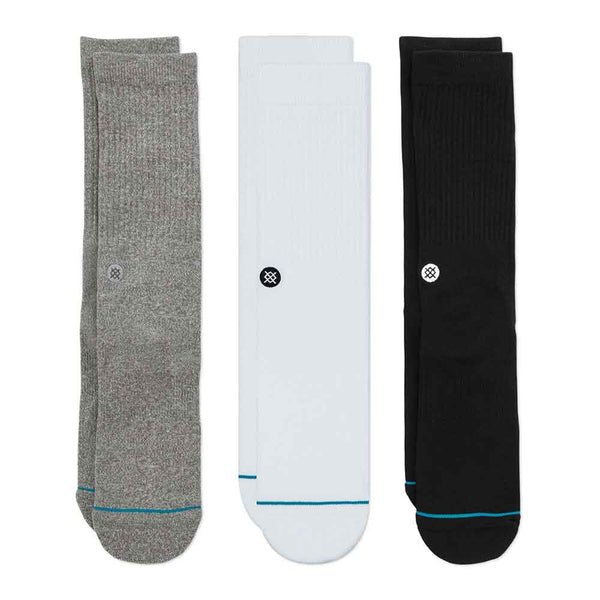 Stance-Socks-Icon-3-pack-mens-multi-M556D18ICP_MUL_1_grande.jpg Stance Icon 3 Pack for Men in Black White Grey