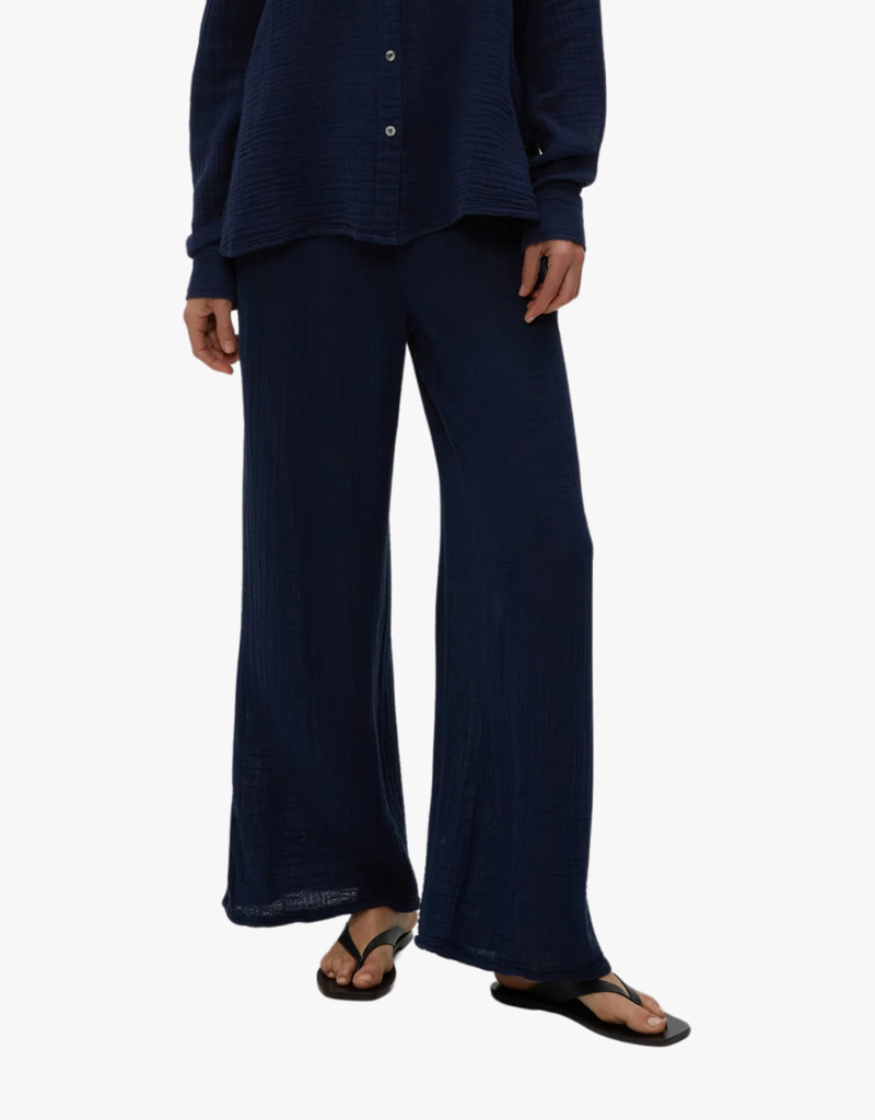 Michael Stars Susie Gauze Pants in Nocturnal