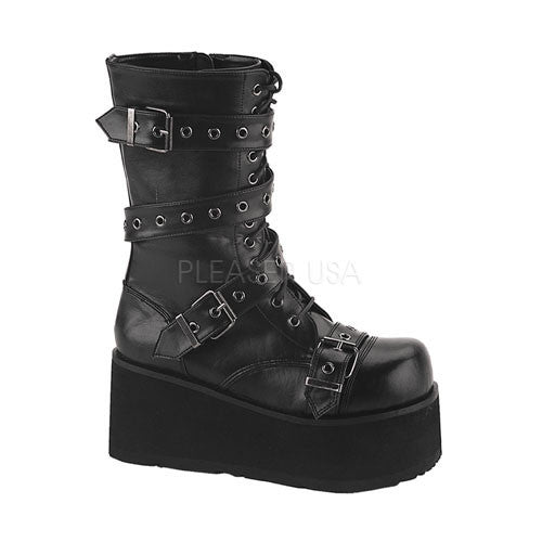 Trashville-205__23364.jpeg Demonia TRASHVILLE Boots 205 Men's Black Pu Cyber Boots