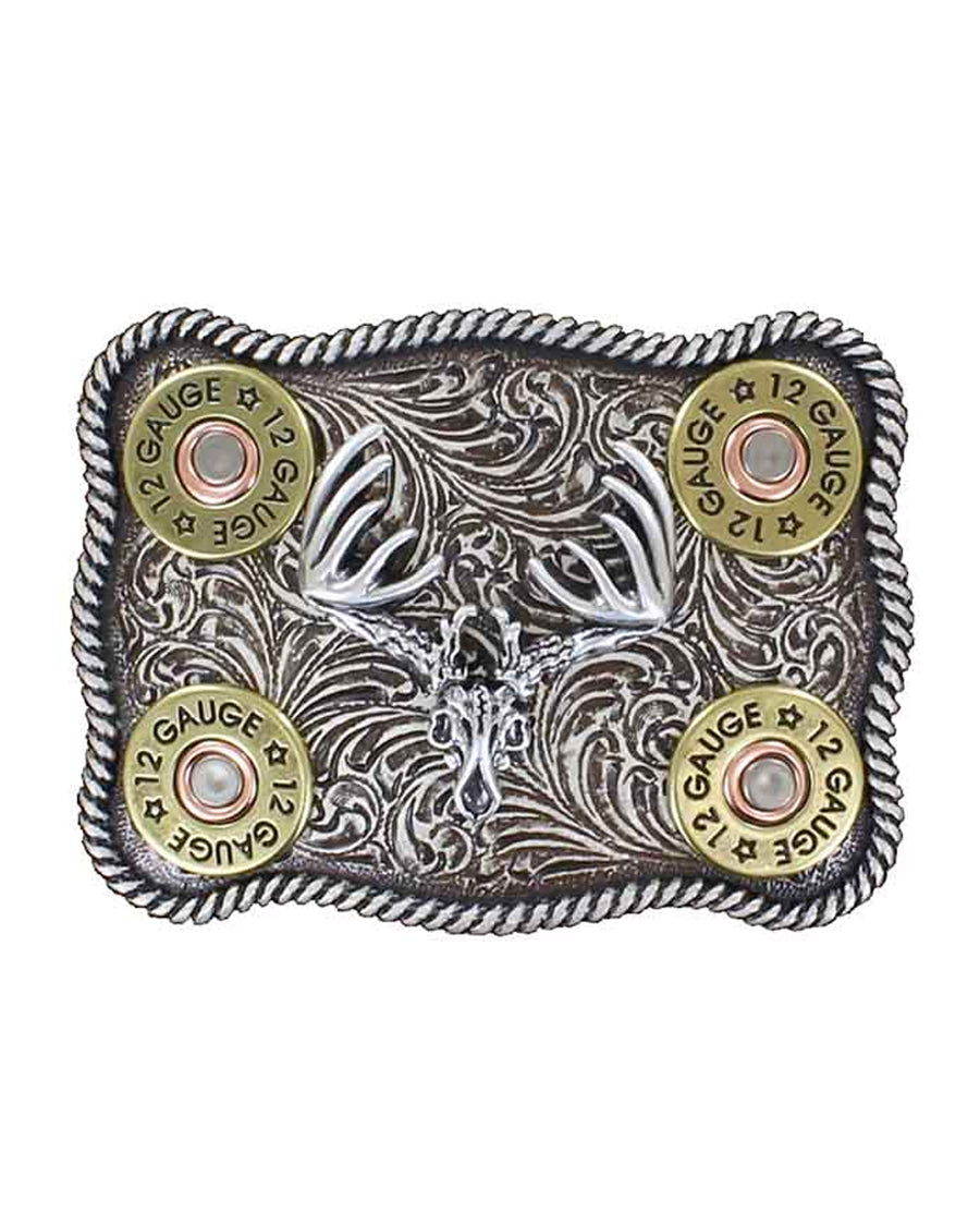 Shotgun Shell Buck Belt Buckle