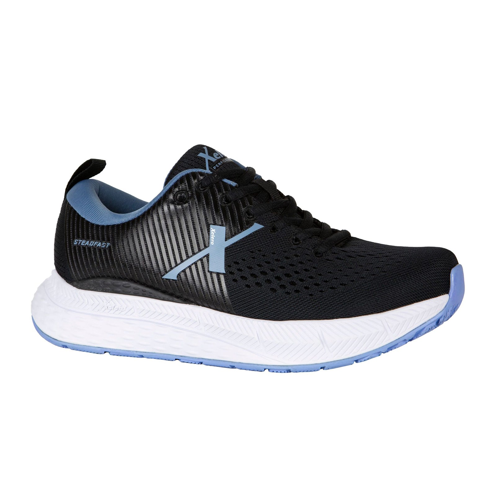 X96006-L.-Steadfast-Black-Periwinkle.jpg Xelero Steadfast Walking Shoe (Women) - Black/Periwinkle