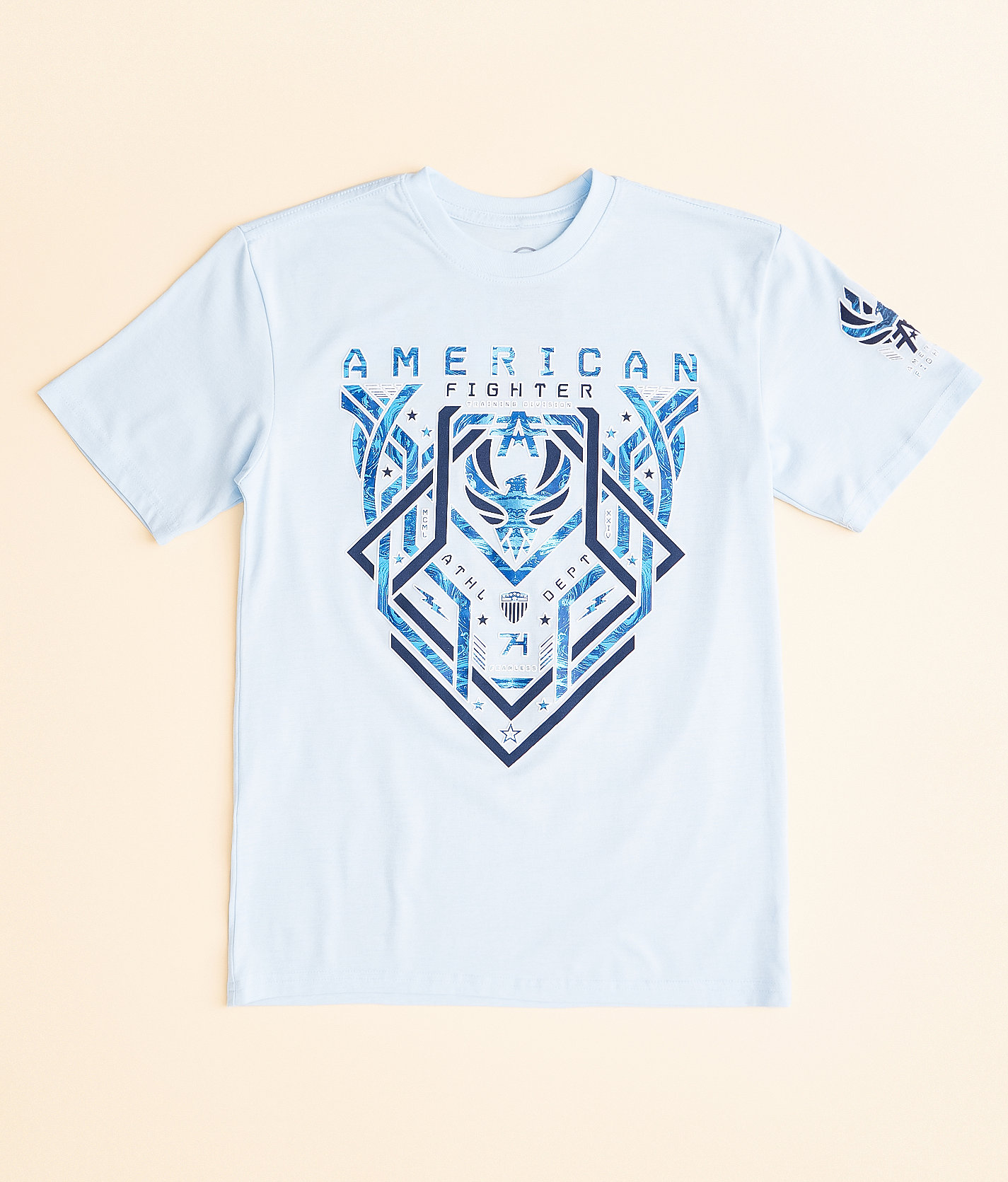 Boys - American Fighter Cloverport T-Shirt - Boy's T-Shirts in Ice Melt Nantucket Breeze