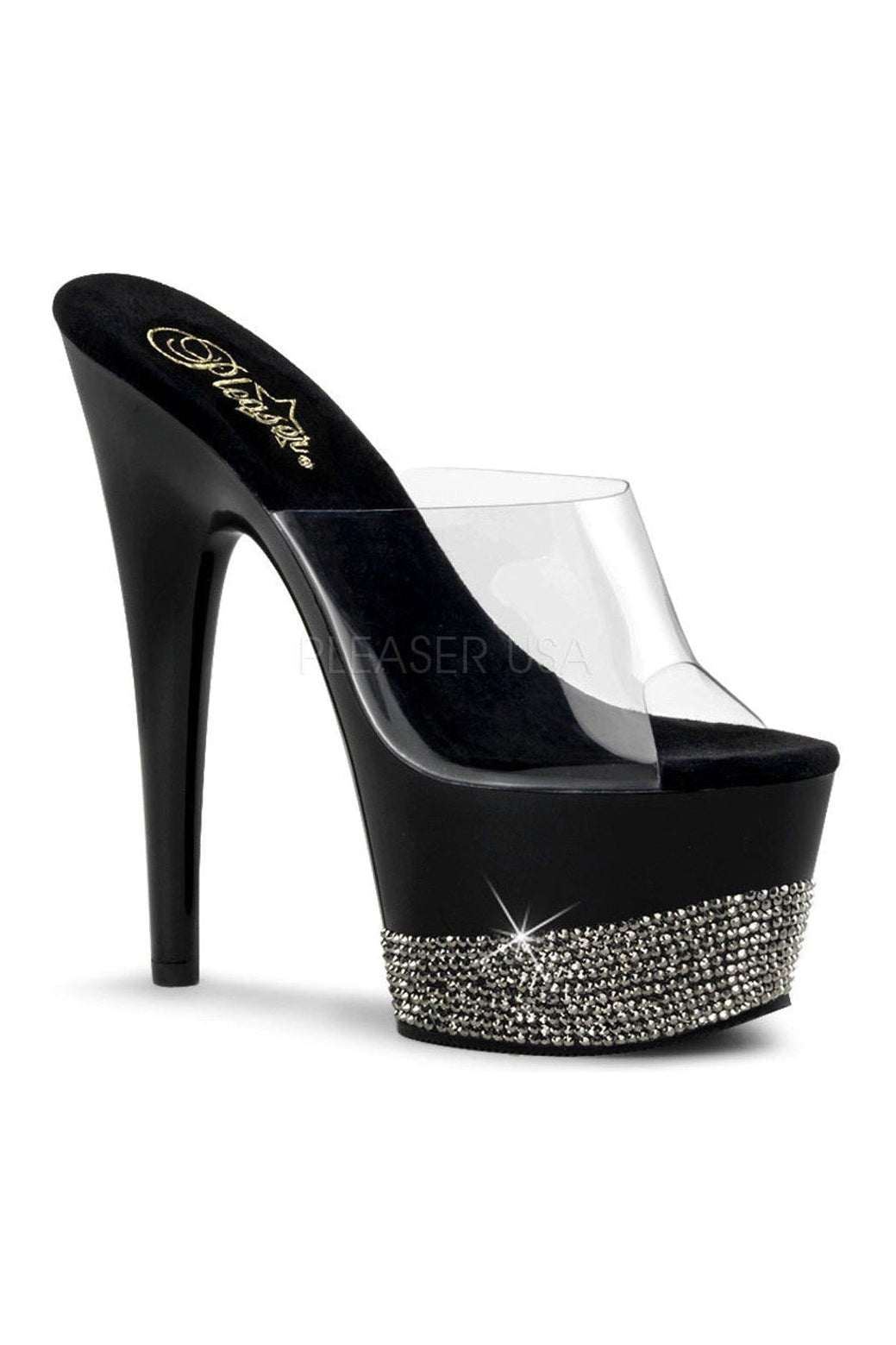 adore-701-3-platform-slide-black-vinyl-slides-pleaser-sexyshoescom.jpg ADORE-701-3 Platform Slide  | Black Vinyl