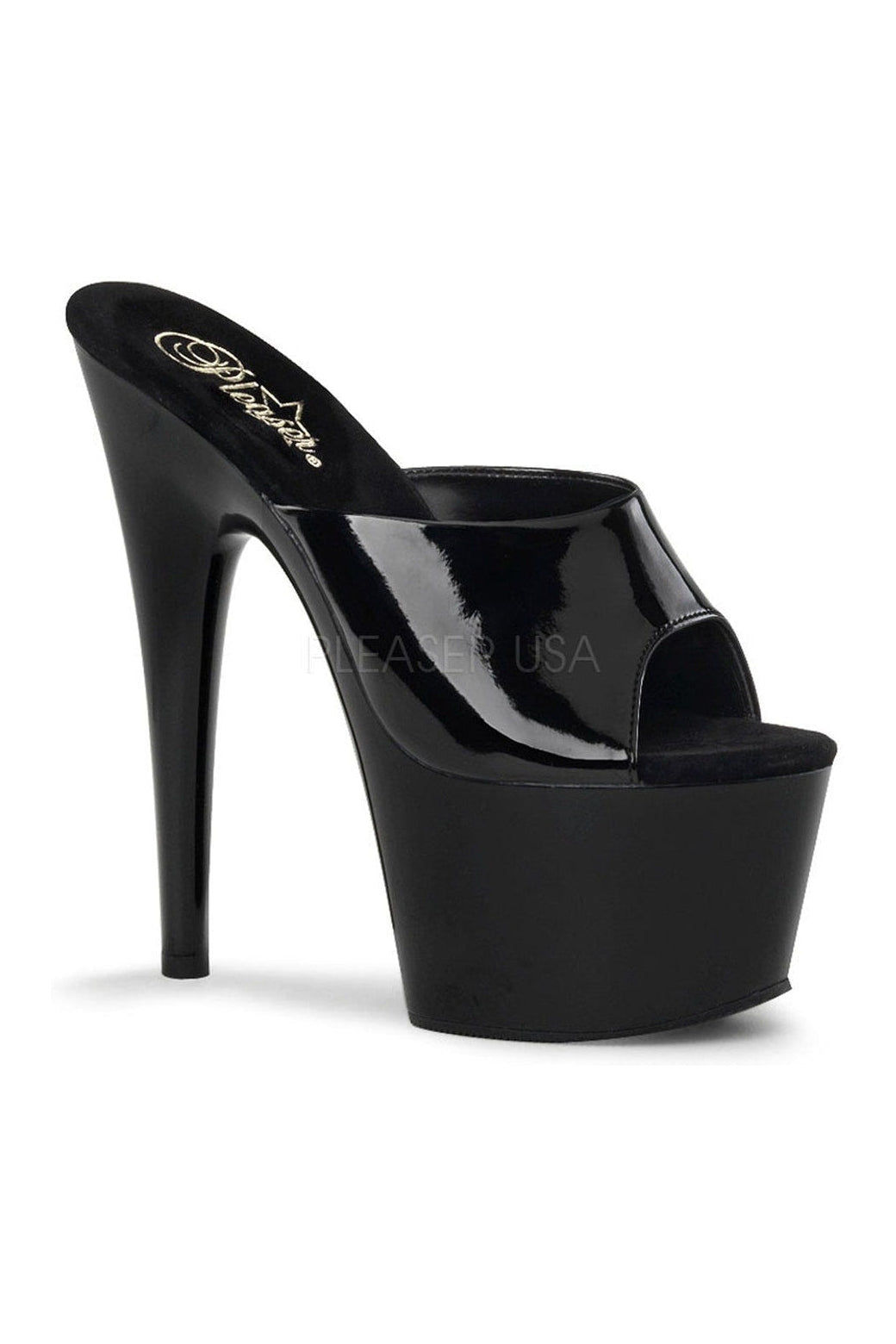 adore-701-platform-slide-black-patent-slides-pleaser-sexyshoescom.jpg ADORE-701 Platform Slide  | Black Patent