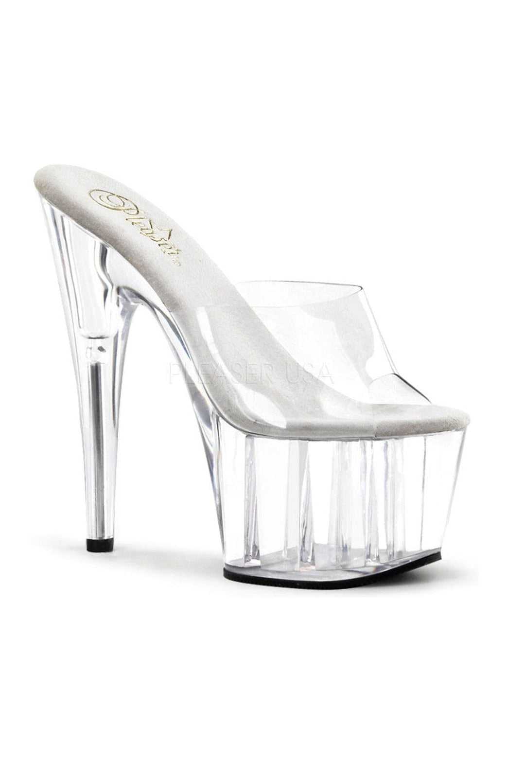 adore-701-platform-slide-clear-vinyl-slides-pleaser-sexyshoescom.jpg ADORE-701 Platform Slide  | Clear Vinyl