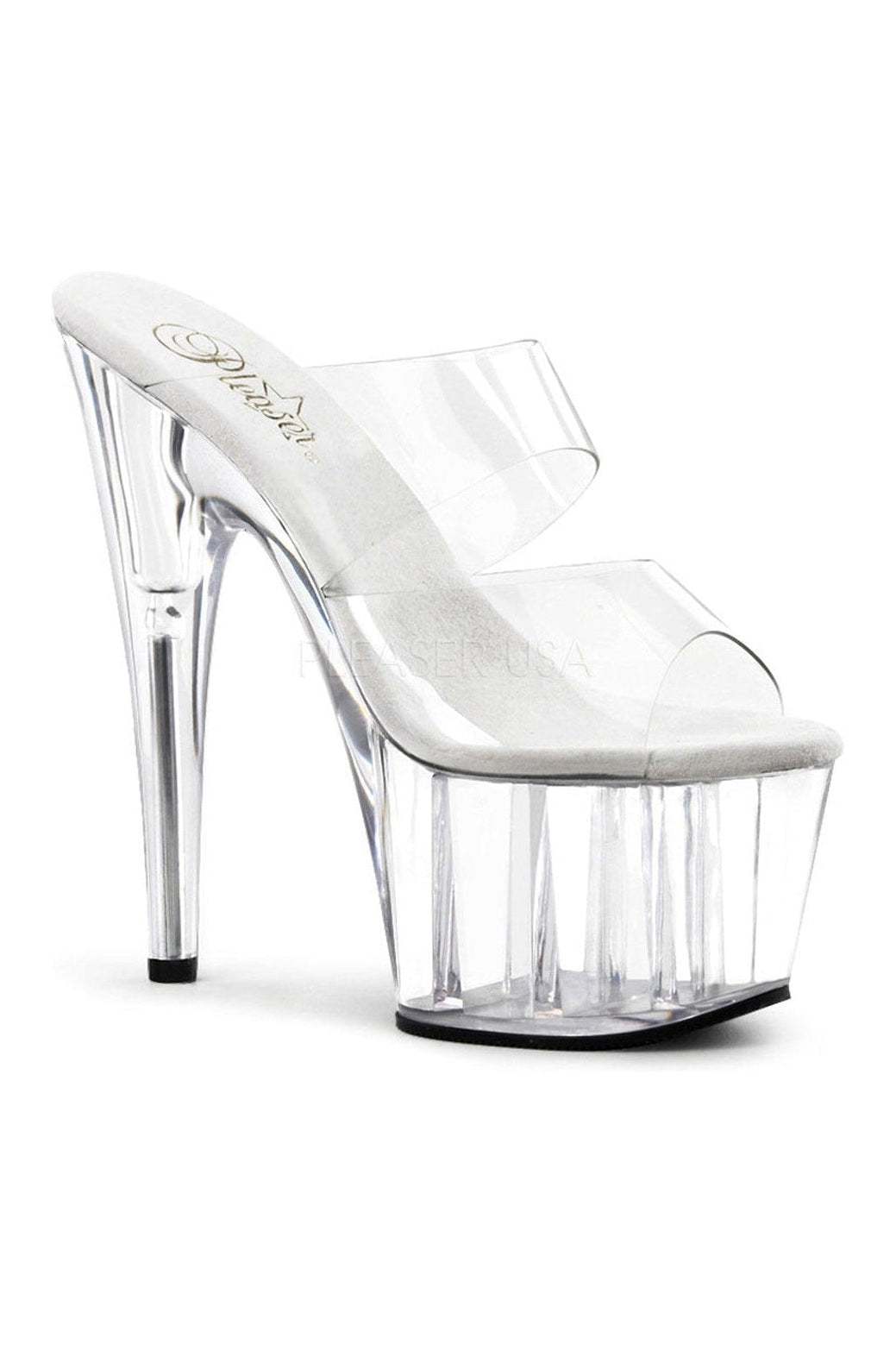adore-702-platform-slide-clear-vinyl-slides-pleaser-sexyshoescom.jpg ADORE-702 Platform Slide  | Clear Vinyl