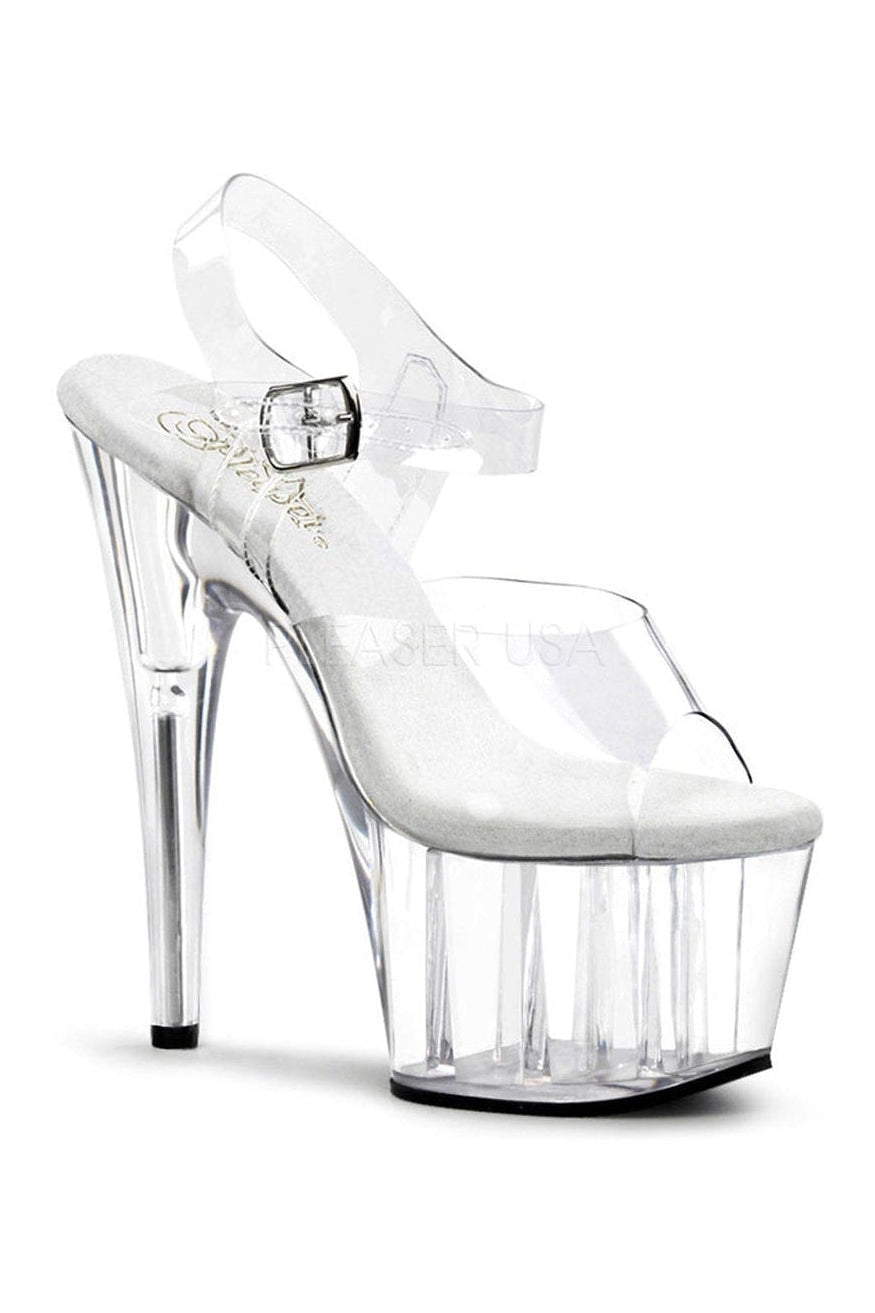 adore-708-platform-sandal-clear-vinyl-sandals-pleaser-sexyshoescom.jpg ADORE-708 Platform Sandal  | Clear Vinyl