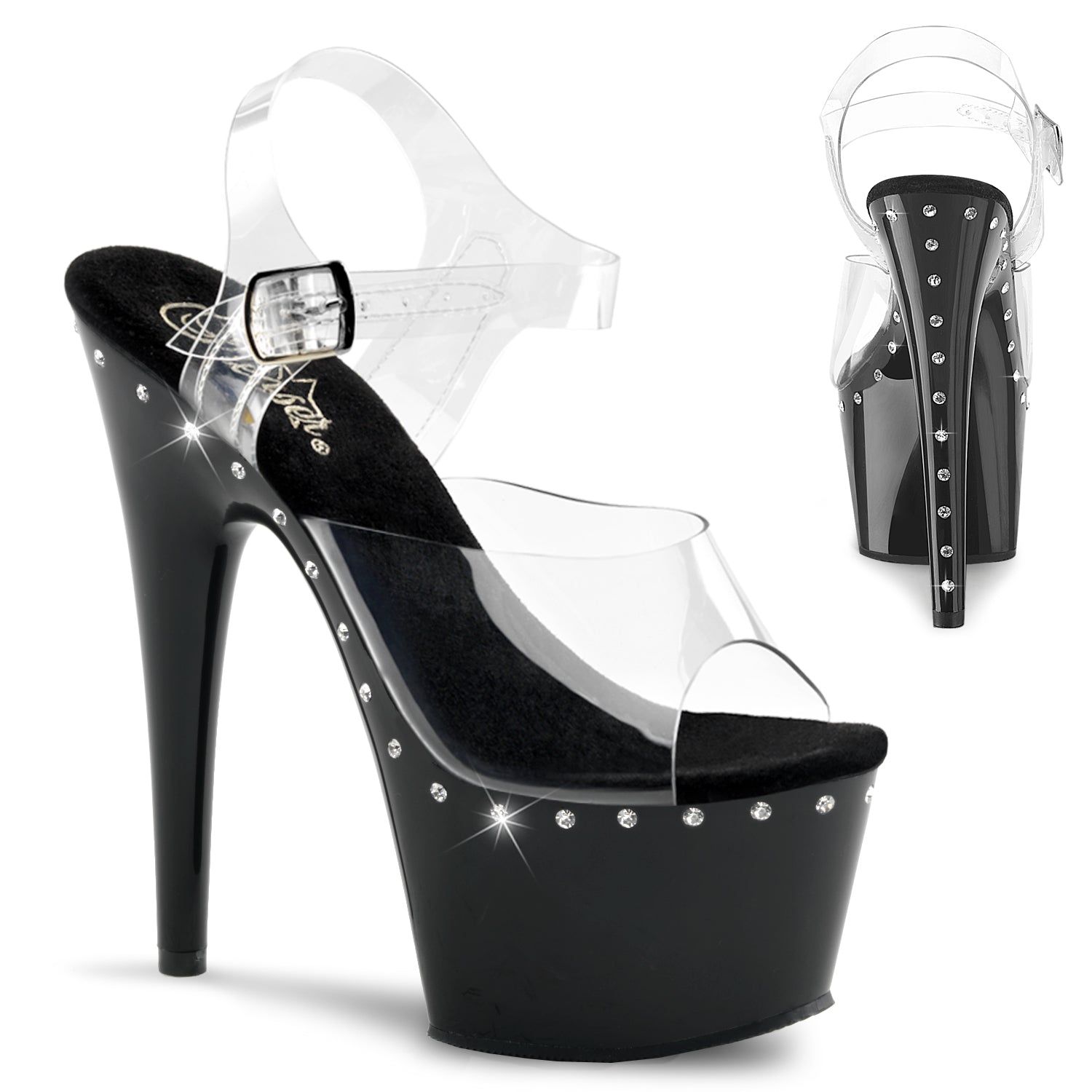 adore-708LS_clr-blk.jpg Pleaser Adore-708LS in Clear/Black