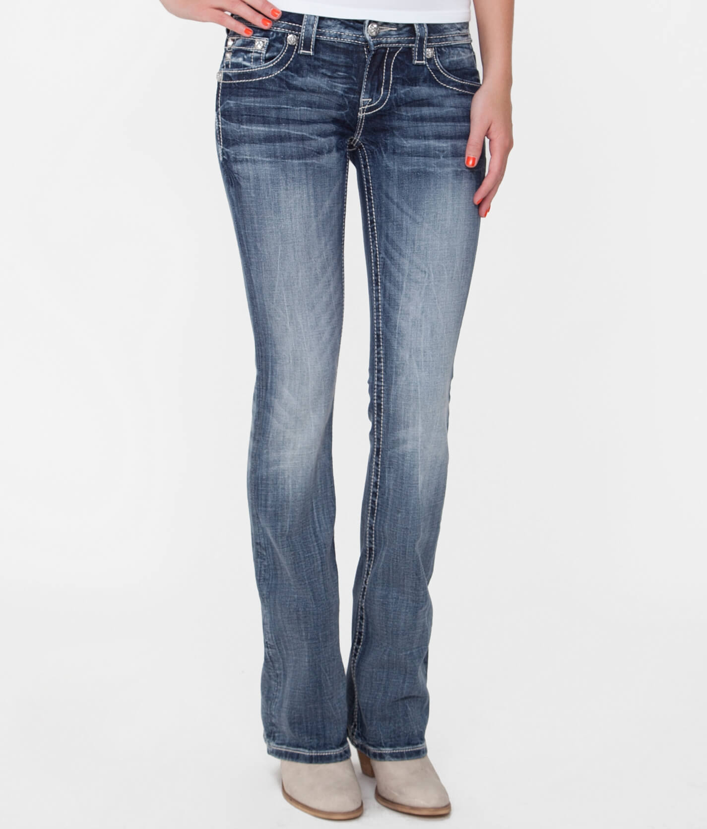 af41138f836bb1556568dbfd7e631af2v3.jpg Miss Me Boot Stretch Jean - Women's Jeans in LT 46