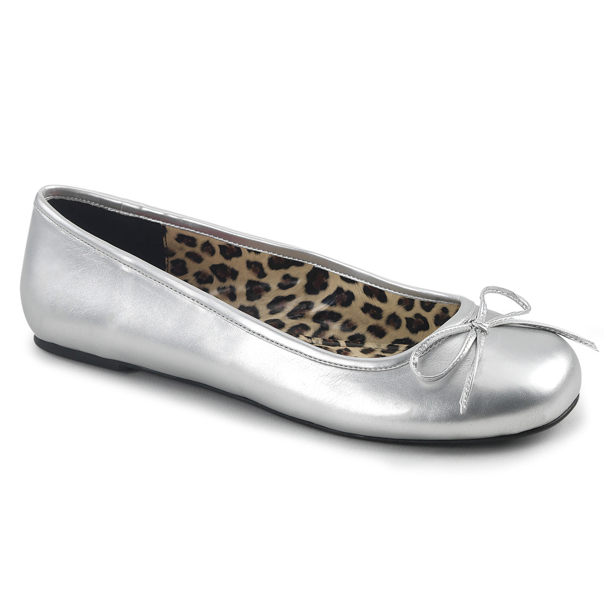 Pleaser Pink Label Anna-01 in Silver