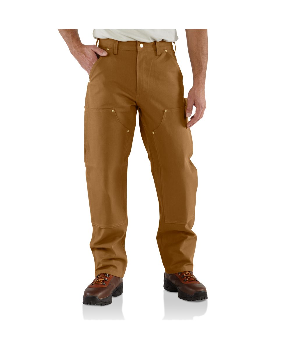 b01brn_1200x1440.jpg Carhartt B01 Firm Duck Double-Knee Work Dungaree - Carhartt Brown