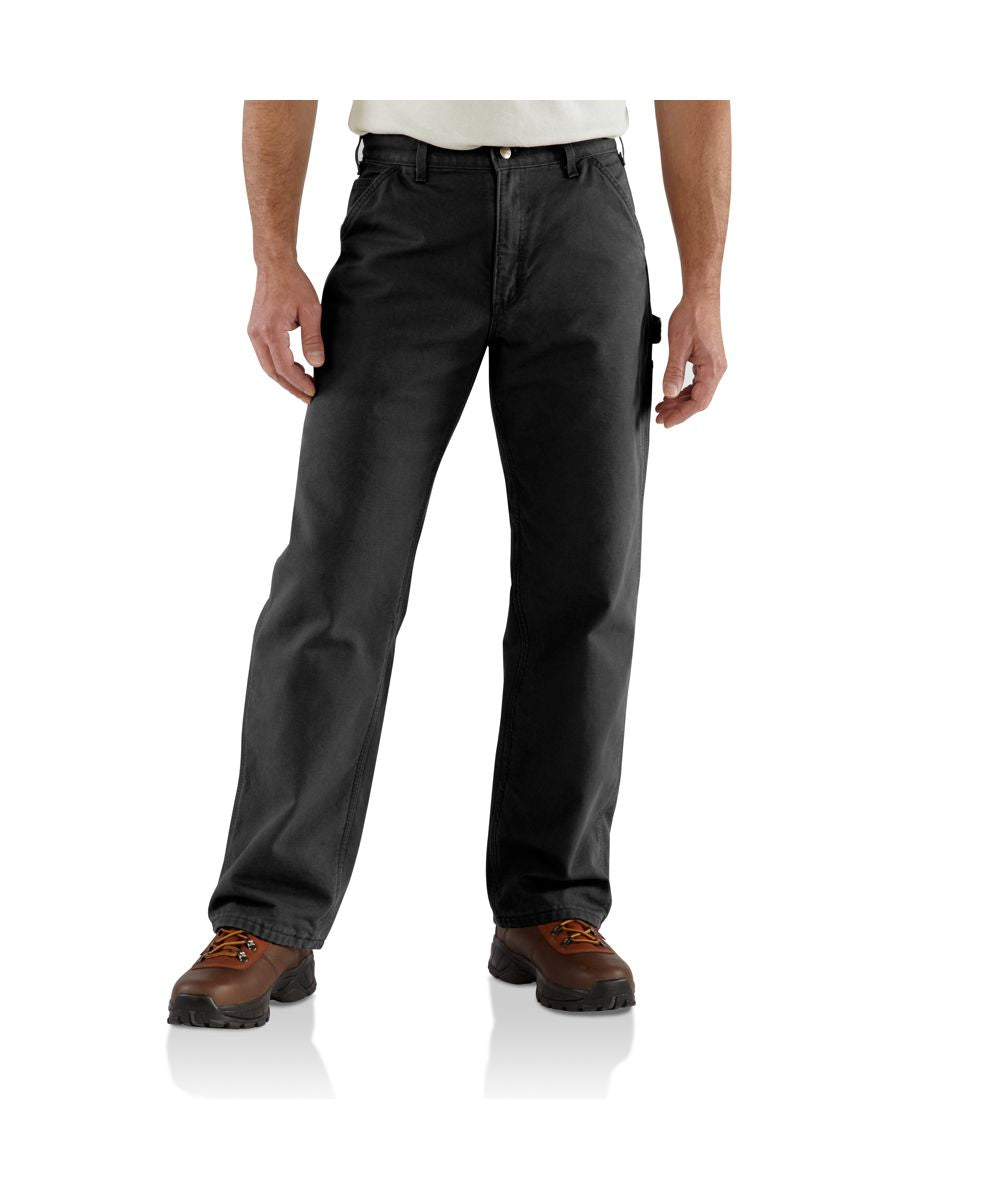 b111blk_1200x1440.jpg Carhartt B111 Washed Duck Flannel-Lined Work Dungaree - Black