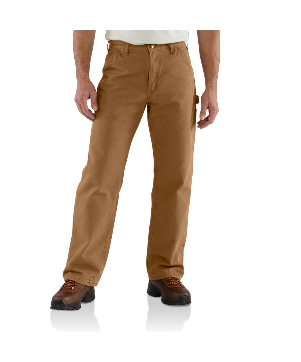 b111brn_1200x1440.jpg Carhartt B111 Washed Duck Flannel-Lined Work Dungaree - Carhartt Brown