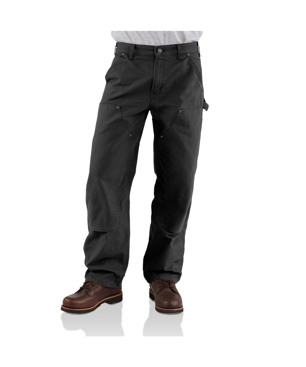 b136blk_1200x1440.jpg Carhartt B136 Double Front Washed Duck Dungaree - Black