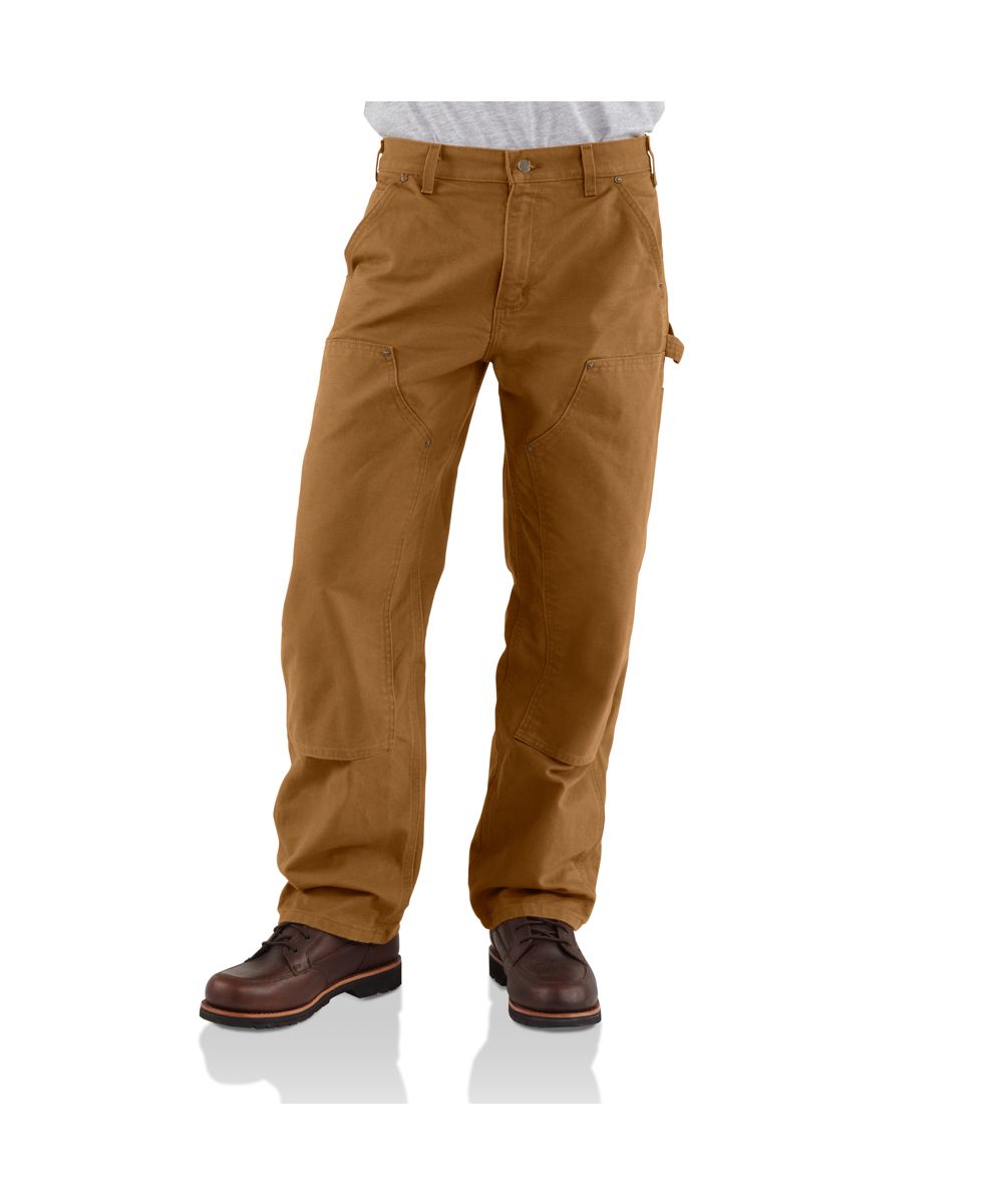 b136brn_1200x1440.jpg Carhartt B136 Double Front Washed Duck Dungaree - Carhartt Brown