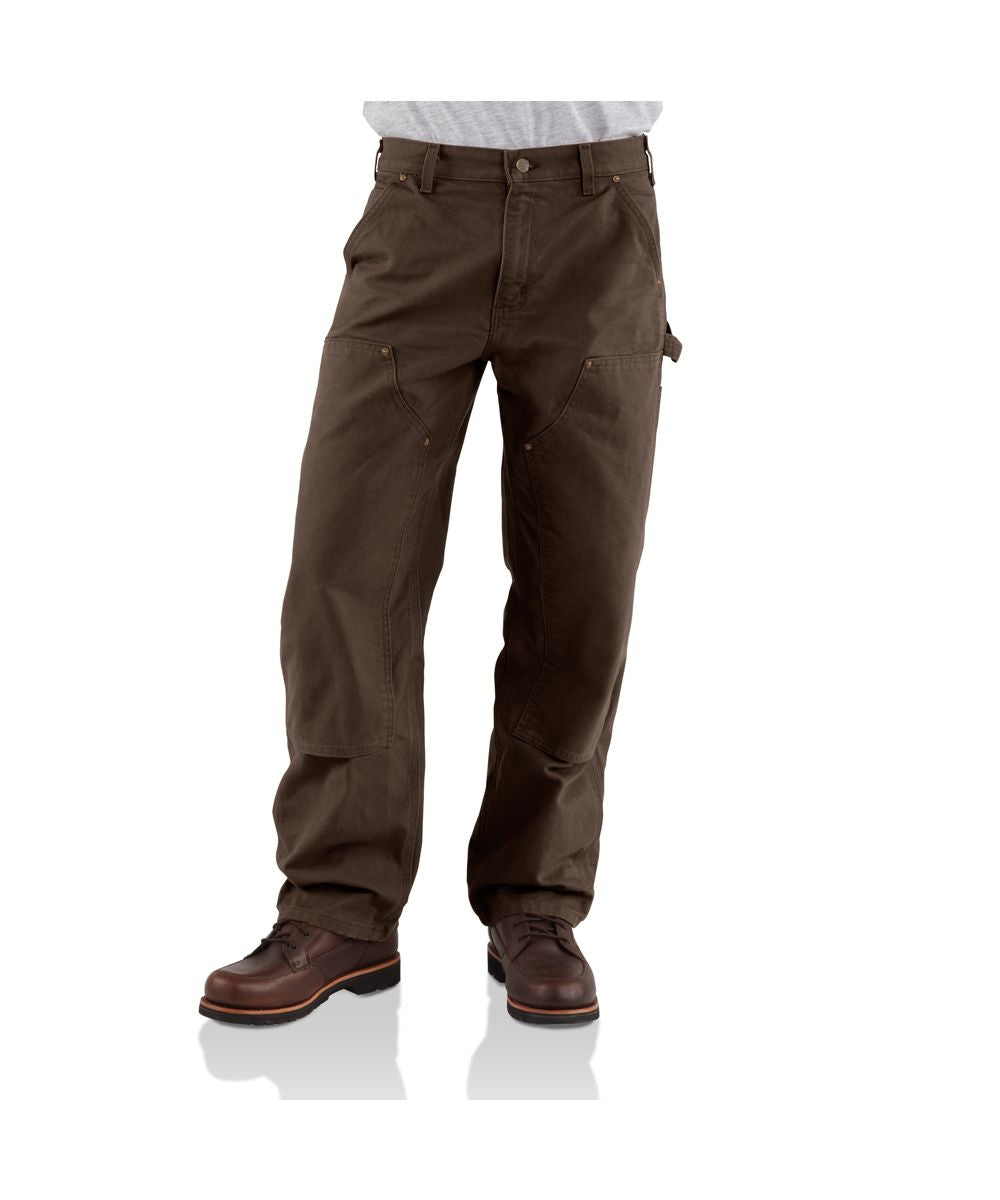 b136dkb_1200x1440.jpg Carhartt B136 Double Front Washed Duck Dungaree - Dark Brown