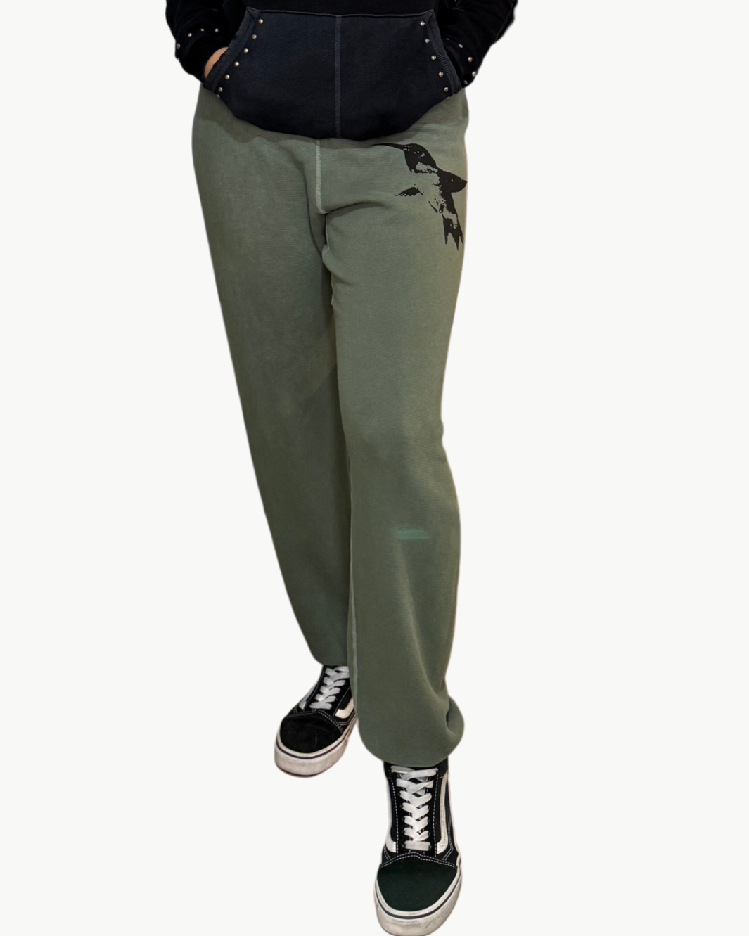 SPARROW 2005 SUPERVINTYUMM OG SWEATPANT IN GREENDIRT POWDER