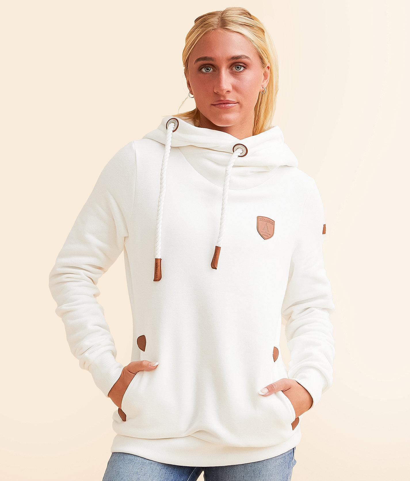 b6c7b6181082c6dd91f899e77f5fa73ev3.jpg Wanakome Artemis Hooded Sweatshirt - Women's Sweatshirts in Ivory