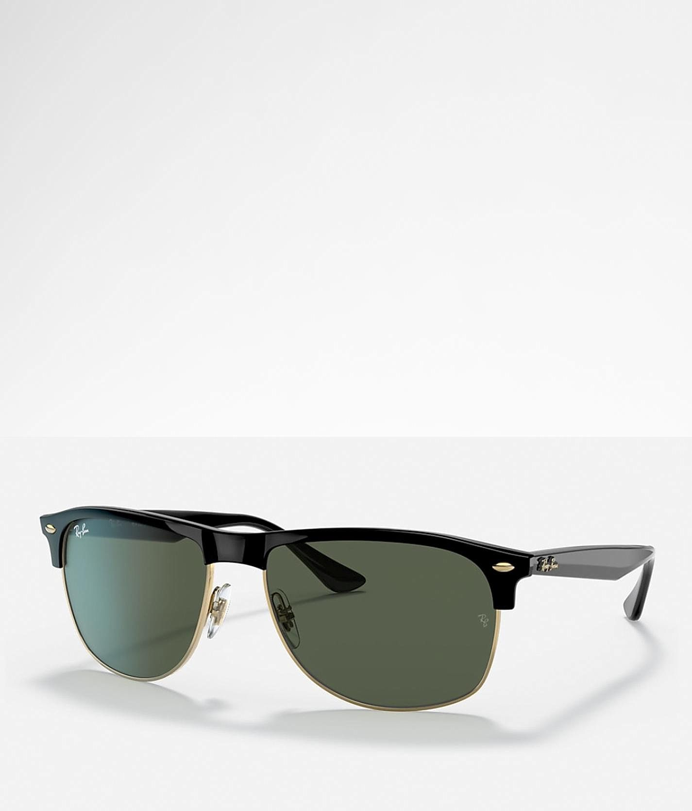 Ray-Ban® Clubmaster Sunglasses - Women's Sunglasses & Glasses in Black Dark Green
