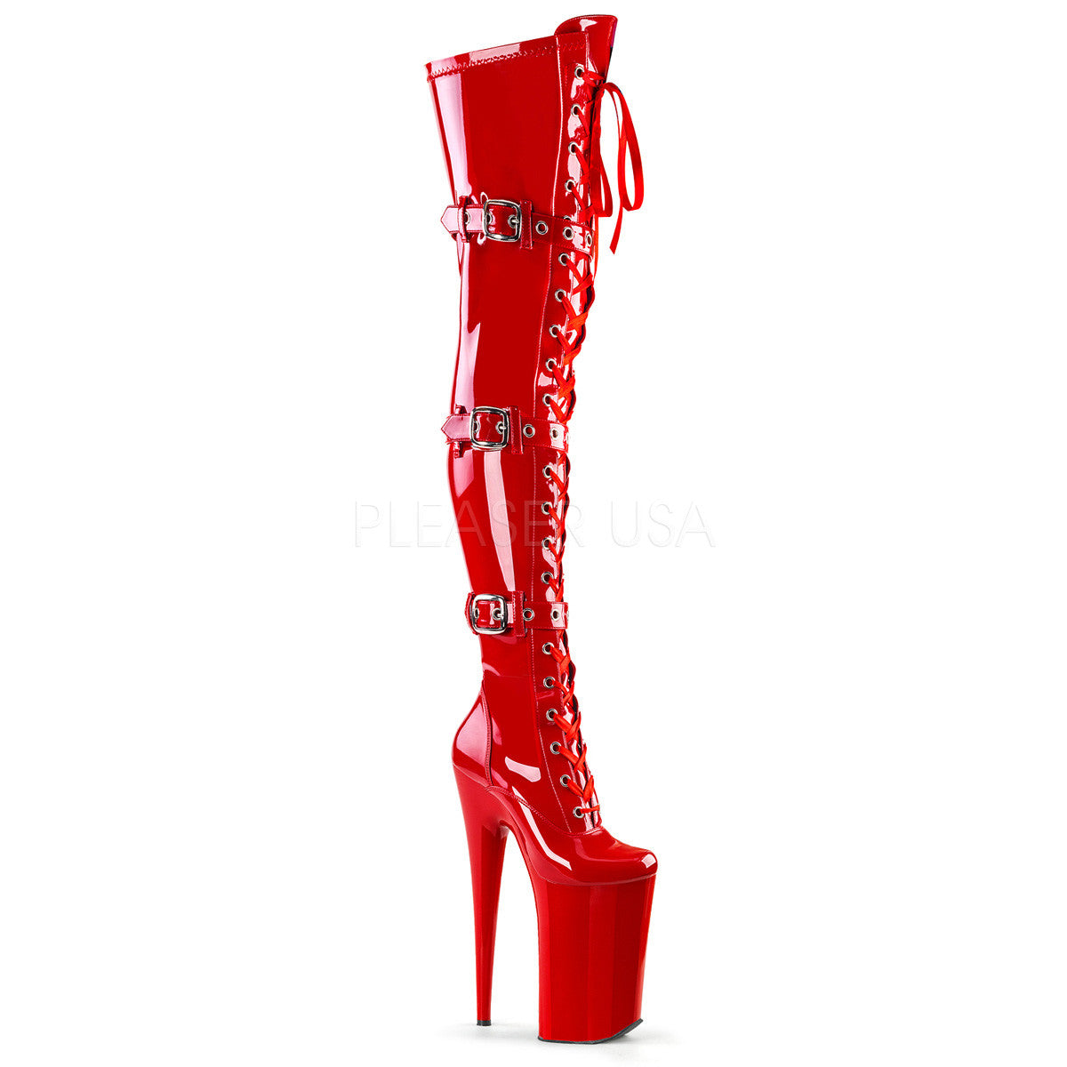 beyond-3028-r.jpg 10" Heel BEYOND-3028 Red Exotic Dancing Shoes