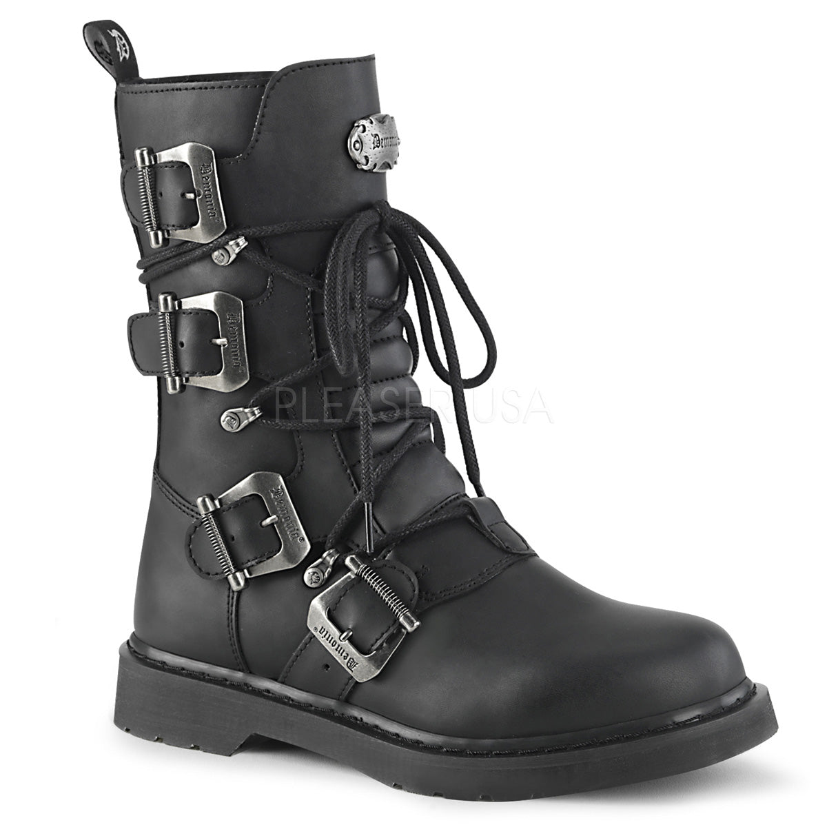 bolt-265-bvl.jpg 1 Inch Heel BOLT-265 Black Vegan Leather