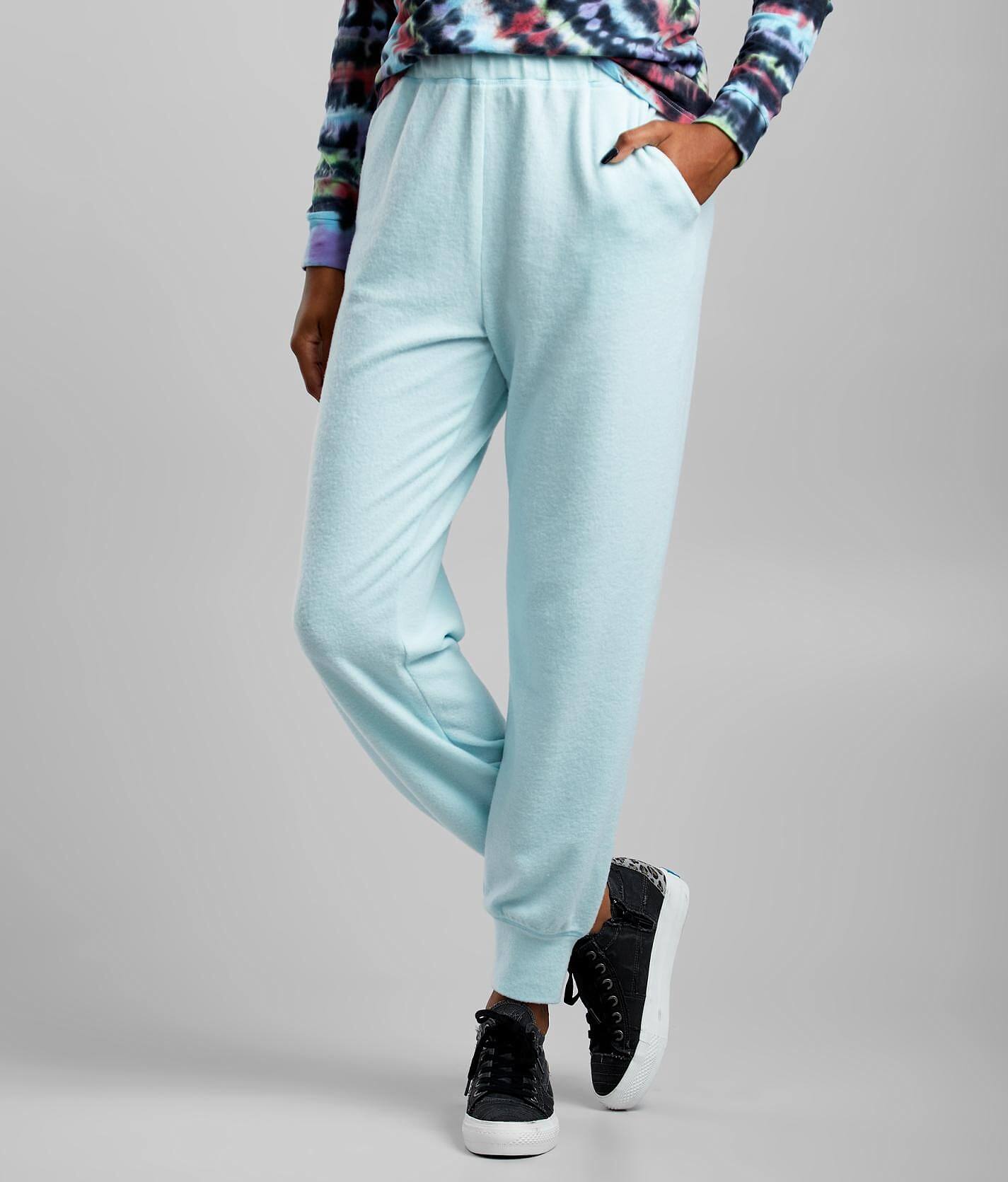 c02d6022fad66ea7cc984538401ebdc7v3.jpg BKE High Rise Fleece Jogger - Women's Sweatpants in Blue Glow