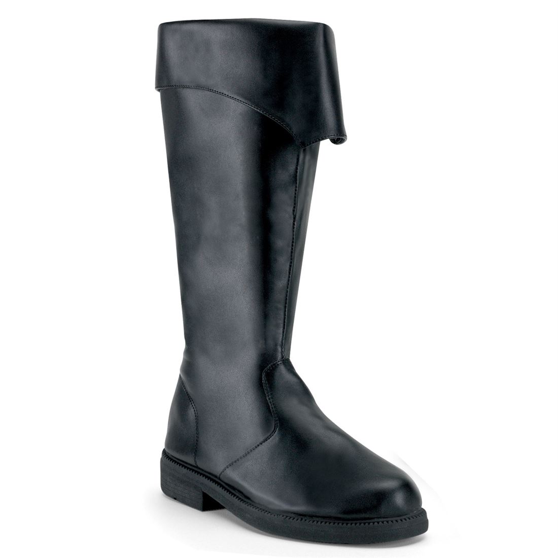 Funtasma Captain-105 in Black Vegan Leather