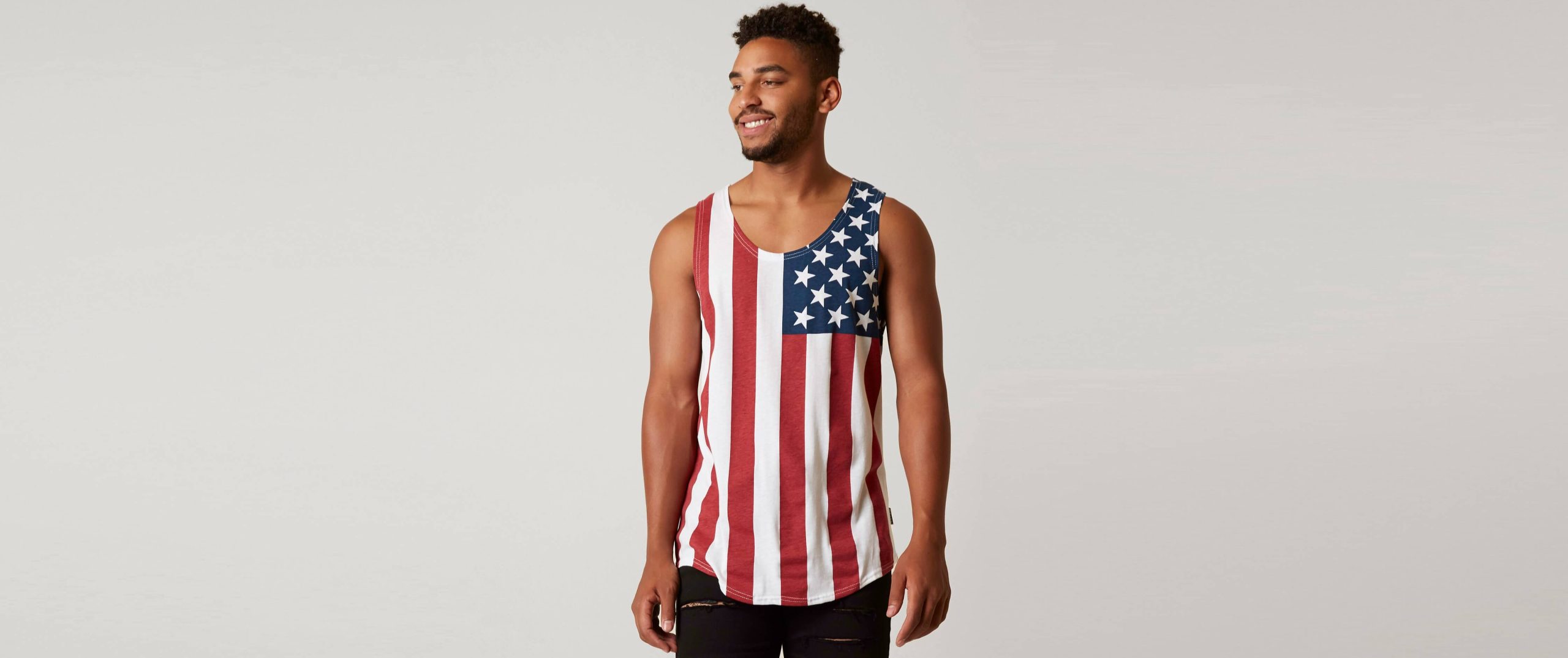 ccb4bfe8db92976c8387a54ef3ad1536v3.jpg Brooklyn Cloth USA Flag Tank Top - Men's Tank Tops in Red White Blue